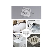 10&amp 39 Lu Banyo Ve Mıutfak Lavabo Koku Önleyici Ve Haşere Böcek Önleyici Gider Filtresi Açık Gri