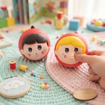 Kırmızı Başlıklı Kız Squishy Stres Oyuncağı 1 Adet Yumuşak Sıkılabilir Figür Bx-316718