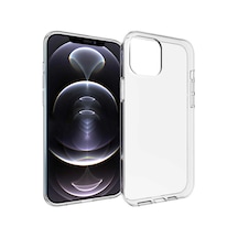 Apple Uyumlu iPhone 15 Pro Max Klfs Süper Silikon Kılıf-renksiz Renksiz