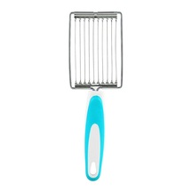 Cbtx Domates Öğle Yemeği Et Dilimleme Kaymaz Paslanmaz Çelik Meyve Kesici Mavi