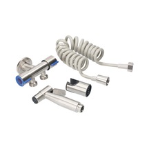 Geeroyoo "paslanmaz Çelik Bide Duşu - 1.5m Hortumlu, Ayarlanabilir Basınç, Tuvalet & Bebek Bezi Temizliği İçin"