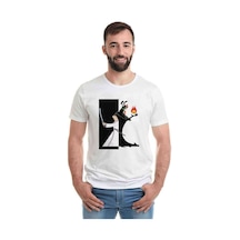 Samurai Jack Baskılı Beyaz Erkek Tshirt (530990042)