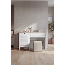 Taiga Makyaj Masası Aynasız Y:76 G:120 D:41 / Buz Gri