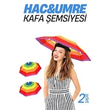 Zenvac Hac Umre Kafa Şemsiyesi Güneş Koruma Şemsiyesi 2 Adet 716266 Zenvac29