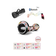 Citymate Hoverboard 6.5 inch Elektrikli Kaykay Scooter Bluetooth Hoparlörlü Çanta Hediye D19