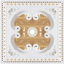 Decogold Kare 60 60 Beyaz Altın Saray Tavan