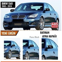 Bmw E60 2003-2010 Batman Yarasa Ayna Kapağı Piano Black Abs Plast
