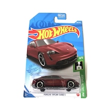 Uzun Kart Porsche Taycan Turbo S Bordo Renk Bordo