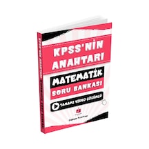 2026 Kpss'nin Anahtarı Matematik Video Çözümlü Soru Bankası