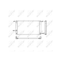 Nrf 53589 Toyota Rav 4 3zr Fae 06 15 2.0 Su Radyatörü 670 402 22 16400-28570