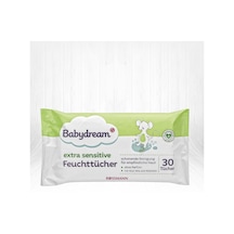 Babydream Bebek Islak Mendil Çok Hassas Cilt Aloe Veralı 30'Lu