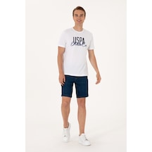U.S. Polo Assn. Erkek Mavi Jean Şort 50306058-DN0030