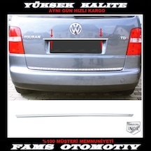 Vw Touran Krom Bagaj Çıtası 2003-2015 Paslanmaz Çelik