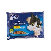 Felıx Eko Yaş Kedi Maması 4'lü 85 G Balıklı 7'li Paket