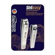 Strleasy 6568 Solıngen Çelik Tırnak Makası Seti - 2'li