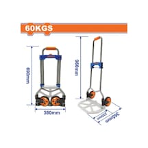 Total Wwb9a06 Katlanır Taşıma Arabası 60 Kg