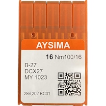 Aysıma Sanayi Tip Overlok Makinası İğnesi Dcx27 Nm100/16
