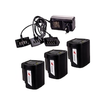 Koham Akü Kit 3x2.5ah+şarj Cihazı Kh-tp30,kh-tp35,kh-s40