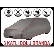 3 Katlı Dolu Darbe Koruyucu Audi Q4 Araba Brandası Oto Branda Araba Çadırı