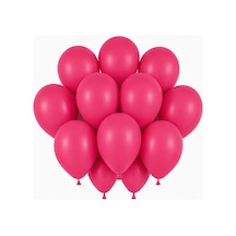 Bordo Renk Lateks Pastel Balon 30 Cm - 12 Adet
