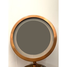 Led Makyaj Aynası 3x Büyüteçli Pvd Kaplama Rose Gold Ayna