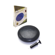 Gymo Pompalı Denge Yastığı Balance Disk Denge Pedi 33cm Siyah Çok Renkli