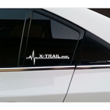 Nissan X-Trial Yan Cam Sticker Oto Kapı Çıkartma 20Cmx7Cm