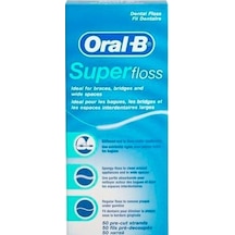 Oral-B Super Floss Diş İpi 50'li x 12 Paket