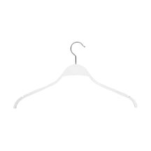 Nyn Ahşap Askı Bluz Gömlek Askısı Beyaz Renk 8 Adet