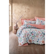 Cotton Box Tek Kişilik Nevresim Takımı Bluebell Somon