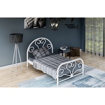 Metalia Gm 118 Baby Tek Kişilik Metal Karyola 90X190 Beyaz
