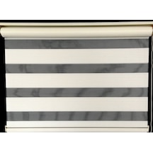 Asyhome Ekru Piliseli Zebra Perde