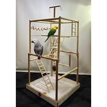 Paks Pet Büyük Boy Papağan Oyun Alanı 55 x 55 x 110 CM