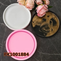 Pk1001884 - Silikon Kalıp Mum Kalıbı Yuvarlak Taban Renksiz