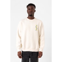 Sarı Lacivert Dna Ekru Erkek 2ip Sweatshirt 001