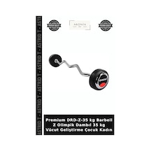 Premium Drd-z-35 Kg Barbell Z Olimpik Dambıl 35 Kg Vücut Geliştirme Çocuk Kadın