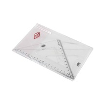 Hatas Öğrenci Gönye Seti 45-60 Derece Plastik 21 CM 0805