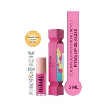 Pitaya Lip Oil Gloss Dolgunlaştırıcı Efekt Nemlendirici, Parlatıcı Simli Dudak Yağı Pitaya 5 Ml Pembe
