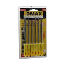 6pcs Mini Çelik Eğe Seti Düz - Yuvarlak - Yarı Dairesel - Kare - Üçgen 5047