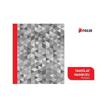 Folix Tahsilat Makbuzu 14 X 20 Cm 2-50 2 Nüsha Otokopili 50 Yapra N11.289