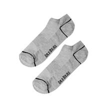 Bad Bear 18.01.02.002-c19 Cross Ankle Erkek Kısa Çorap Gri Melanj