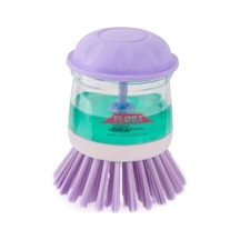 Flora F389 Deterjan Hazneli Bulaşık Fırçası