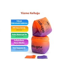Kolay Giyilebilir Şişme Yüzme Kolluğu 1 Çift Çift Hava Hazneli Emniyetli Deniz & Havuz Kolluğu Çok Renkli
