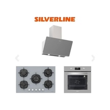 Silverline 3457 SOHO 60+CS5365S01+BO6502S02 Gri Cam Ankastre Set