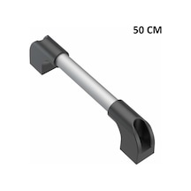 Engelli Yaşlı Hasta Tutunma Barı Küvet Tutamağı Alüminyum 50 Cm Gri - Siyah