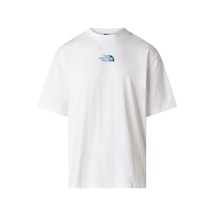 The North Face M Lıquıd Logo Oversıze Short Sleeve Tee- Erkek Tişört Nf0a8g9ufn41 Beyaz