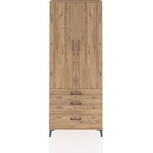 Arges Dolap 3 Raflı 3 Çekmeceli 2 Kapaklı 88x30x221 Çam-çam Atlas Çam Arges Dolap 3 Raflı 3 Çekmeceli 2 Kapaklı 88x30x221 Çam-çam Atlas Çam
