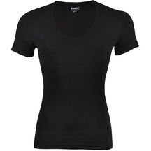 6 Adet Yıldız Erkek Likralı Derin V Yaka T-Shirt Fanila Siyah 356