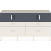 Arges Konsol 2 Raflı 4 Çekmeceli 4 Kapaklı 176x30x99 Aytaşı-antra Aytaşı-antrasit/aytaşı