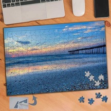 Mıcır Taşı Ve Deniz Manzarası 240 Parça Puzzle Yapboz Tablo-952